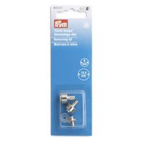 プリム(Prym) カラースナップボタン 取り外しツールキット コマ一式 9mm、12.4mm 金属製アタッチメント ニッケル 673117（直送品）