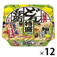 日清食品 日清のどん兵衛 特盛 柚子こしょうで食べる旨だし塩焼うどん 1セット（12個）