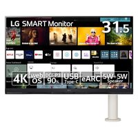 LG Electronics Japan  スマートモニター　３１．５型／ＨＤＭＩ、ＵＳＢ　ＴｙｐｅーＣ（６５Ｗ） 32SQ780S-W（直送品）