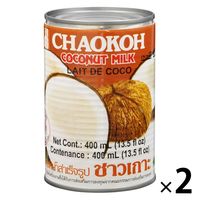 アライドコーポレーション　チャオコー　ココナッツミルク　400ml　1セット（1缶×2）