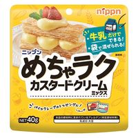 ニップン めちゃラク カスタードクリームミックス 40g 1袋