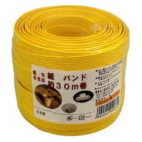 宮島化学工業 クラフト紙バンド30m黄色 C12 1巻（直送品）