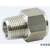 アソー 変換内外ソケット PT1/4(外)×PF1/4(内) SUS304 NF-8722 1個 65-0501-85（直送品）