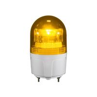 日惠製作所 LED回転灯φ90 ニコフラッシュS(黄) AC100V VL09S-100NPY 1個 61-9996-48（直送品）