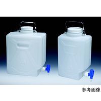 サーモフィッシャーサイエンティフィック 活栓付角型カーボーイ(HDPE) 20L 2320-0050 1本 64-7656-89（直送品）