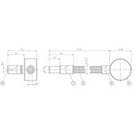 ケンコー・トキナー シングルライトガイド 500mm φ6 LFG6S-500S 1個 67-4572-62（直送品）