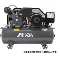 アネスト岩田 レシプロコンプレッサ(タンクマウント・オイルタイプ) 200V 60Hz 1，125L/min TLP110EG-14M6 1個（直送品）