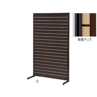 アズワン リスタプラス 壁面タイプ W120×H210cm 本体 ダークブラウン 65-8768-86 1台（直送品）