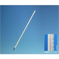 安藤計器製工所 棒状標準温度計(白管) 50~100°C(0.1) JCSS校正証明書付 1-06-2W-JCSS 1本 64-0704-19（直送品）