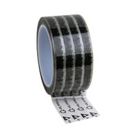DESCO JAPAN テープ WESCORP 透明 静電気防止 マーク付き 51mm×65.8m ID 79212 1個 64-2942-67（直送品）