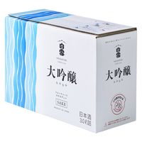 日本酒 小西酒造 バッグインボックス 大吟醸スリムボックス なみなみ 3000ml（3L） 1本