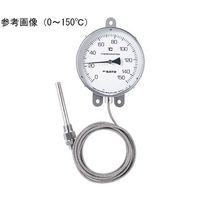 佐藤計量器製作所 壁掛型隔測式温度計(アクリル仕様) 0~200°C LB-150S 1台 65-0554-88（直送品）