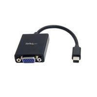 StarTech.com Mini DisplayPort to VGA Adapter ー Black MDP2VGA 1個 64-2783-16（直送品）