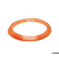 日本ピスコ ソフトポリウレタンチューブ クリアオレンジ 8×5 100M UC0850-100-CO 1本 64-4807-83（直送品）