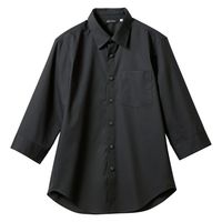 住商モンブラン シャツ　兼用　７分袖　黒  SS007-93-3L  1枚（直送品）