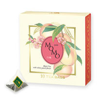 ルピシア モモ 紅茶ティーバッグ 限定デザインBOX 1箱（10バッグ入）