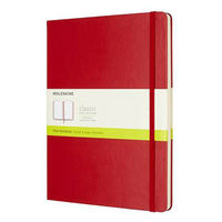モレスキン クラシック ノートブック ハード プレーン（無地） XL スカーレットレッド QP092F2 1冊（直送品）