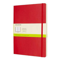 モレスキン クラシック ノートブック ソフト プレーン（無地） XL スカーレットレッド QP623F2 1冊（直送品）