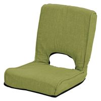 武田コーポレーション 低反発コンパクト座椅子グリーン TRK-TC2GR 1箱(4個入)（直送品）