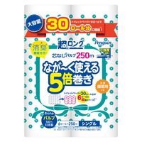 丸富製紙 ペンギン芯なし超ロングパルプ２５０ｍ６Ｒシングル 4902727014239 6個×6点セット（直送品）