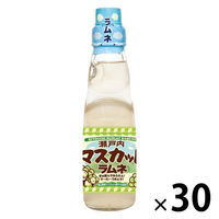 齋藤飲料工業 瀬戸内マスカットラムネ 瓶 200ml 1箱（30本入）（わけあり品）