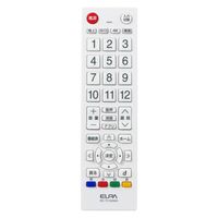 ELPA 汎用テレビリモコン RC-TV102WH　1個（直送品）