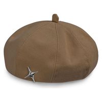 大河商事 ベレー帽 レディース 秋冬 帽子 ワンポイント付 韓国風 サイズ調節可 MO bon019-MO 1個（直送品）