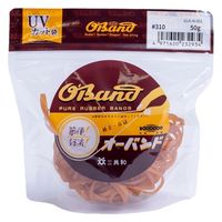 【輪ゴム】 共和 オーバンド透明袋 50g GLA-N-001 #310 アメ 1袋