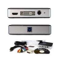 USB3.0接続ビデオキャプチャーユニット HDMI/DVI/VGA/コンポーネント対応 1080p/60fps USB3HDCAP 1個（直送品）
