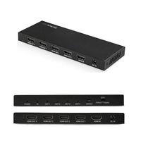 StarTech.com 4出力対応HDMI分配器 4K/60Hz対応 ST124HD202 1個 65-1905-68（直送品）