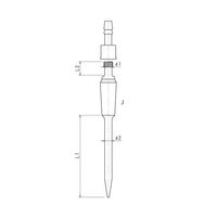 旭製作所 キャピラリー管 ウォーターコネクター仕様 19/38 3386-3L-W 1個 65-2345-95（直送品）