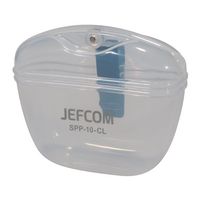 ジェフコム ソフトパーツポケット 130×50×110mm 透明ボディ SPP-10-CL 1個 67-3072-33（直送品）