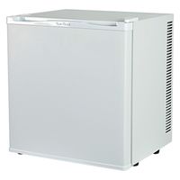 SunRuck ミニ冷蔵庫 20L ペルチェ式 無音 3段階温度調節 仕切り棚の調節可 ホワイト SR-R2003W 1台（直送品）