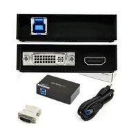 StarTech.com USB 3.0 ー HDMI/DVI変換ディスプレイアダプタ 2048x1152対応 USB32HDDVII 1個（直送品）