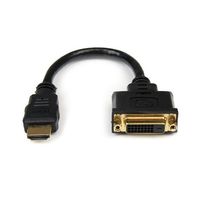 HDMI ー DVIーD変換アダプタケーブル 20cm HDMI(オス) DVIーD(メス) HDDVIMF8IN 1個（直送品）