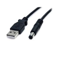 USB ー 5V DC電源供給ケーブル 91cm DCプラグ(外形5.5m/内径2.1mm) USB2TYPEM 1個（直送品）