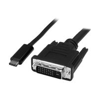 USB TypeーC ー DVI変換ディスプレイケーブル 1m 1920x1200対応 ブラック CDP2DVIMM1MB 1個（直送品）