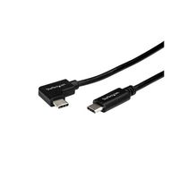 StarTech.com L型USBーCケーブル 1m オス/オス USB 2.0準拠 USB2CC1MR 1個 65-1904-49（直送品）