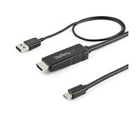 StarTech.com HDMI ー Mini DisplayPort 変換ケーブル 2m 4K/30Hz HD2MDPMM2M 1個（直送品）
