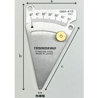 東将精工 開先角度測定ゲージ GWA-414 1個（直送品）