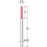 アルゴファイルジャパン アルゴファイル ファイバーストーンブラシ φ2.5X15軸 φ3.0 52L BM2530F 1本 401-9514（直送品）