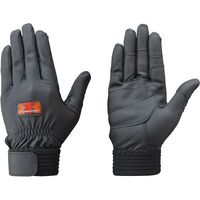 トンボ トンボレックス 合成皮革手袋 ブラック E-831BK LL 1双 521-7828（直送品）