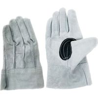南村製作所 ラッキーワーカー 牛床革手袋 背縫 (黒当) 301 フリー 1セット(10双) 506-0182（直送品）