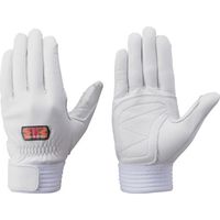 トンボ トンボレックス 牛革製手袋 ホワイト C-308W M 1双 509-0761（直送品）