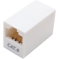 ナカバヤシ ミヨシ LAN中継アダプタ CAT6 マグネット付き CAR-866M 1袋(1個) 555-8143（直送品）