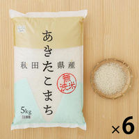 秋田県産 あきたこまち 30kg（5kg×6袋） 無洗米 令和5年産 米 お米  オリジナル