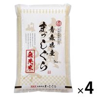 青森県産 まっしぐら 20kg(5kg×4袋) 【無洗米】 令和5年産 米 お米