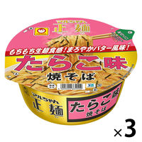 東洋水産 マルちゃん正麺 カップ たらこ味焼そば 1セット（3個）