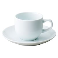 みやび街道　碗皿 スーパーウルトラ（白磁）　コーヒー碗皿  [ 2個入 ]　mkd-69014263　[ 2個入 ]（直送品）