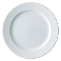 みやび街道　洋食器中皿 スーパーウルトラ（白磁）　８吋皿  [ 3個入 ]　mkd-69805261　[ 3個入 ]（直送品）